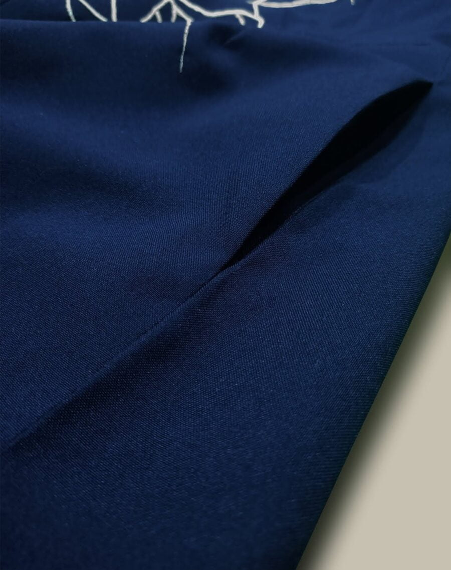 RE Embroidery Playsuit | RE刺繡交叉V領連身褲