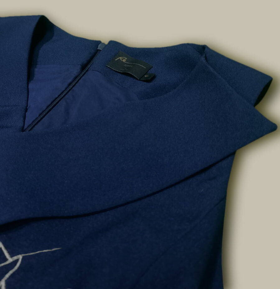 RE Embroidery Playsuit | RE刺繡交叉V領連身褲