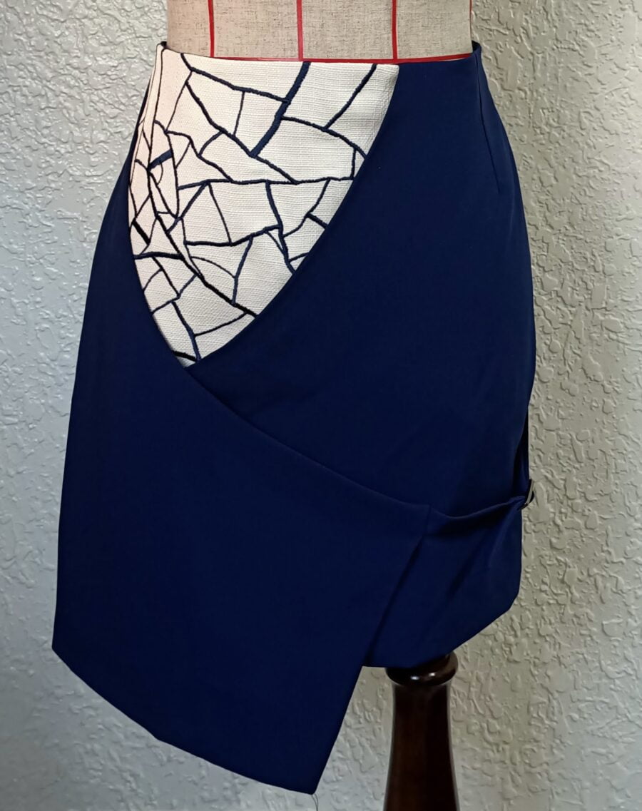 RE Overlap Skirt | RE不對稱短裙