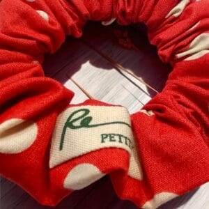 11-Photoroom Retro red polka dot scrunchie by RE-:Petite