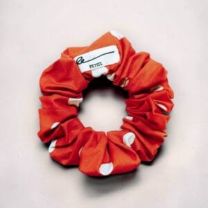 21-Photoroom Retro red polka dot scrunchie by RE-:Petite