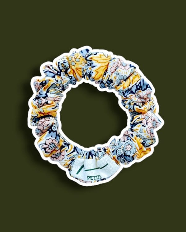 Vintage Floral Scrunchie by RE-:Petite