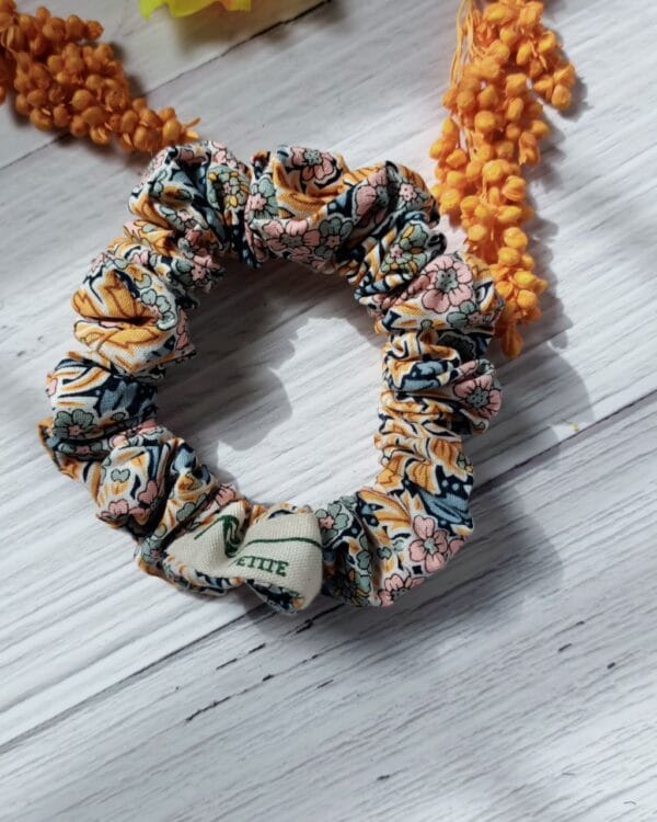 Vintage Floral Scrunchie by RE-:Petite