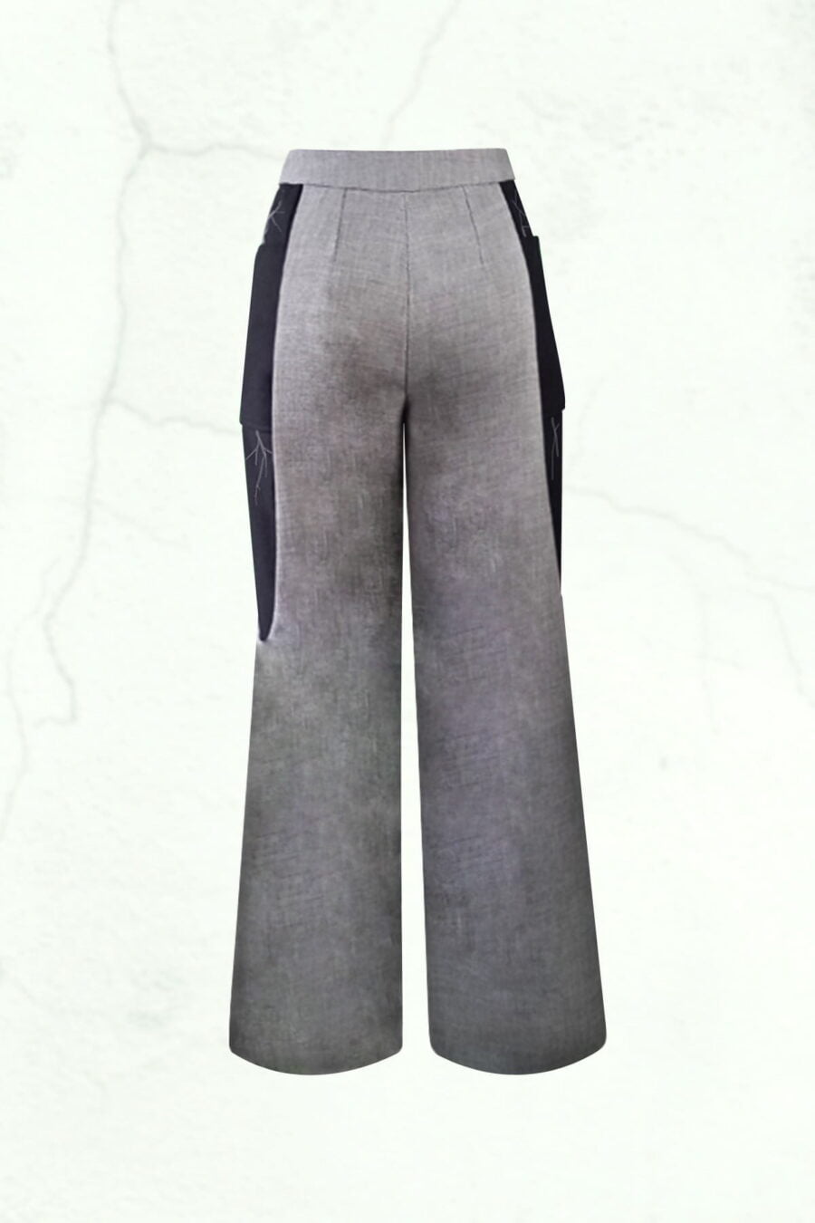 RE Colour Block Trousers | RE高腰長褲