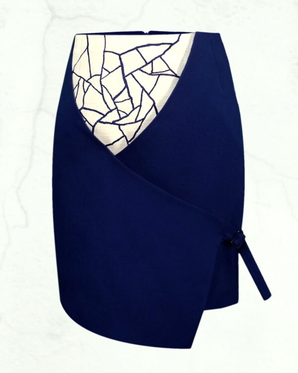 RE Overlap Skirt | RE不對稱短裙