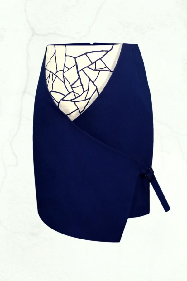 RE Overlap Skirt | RE不對稱短裙