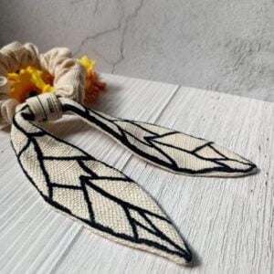 photo_1_2024-05-28_04-10-51 Scrunchy with Embroidered Tail | 小耳朵刺繡髮圈