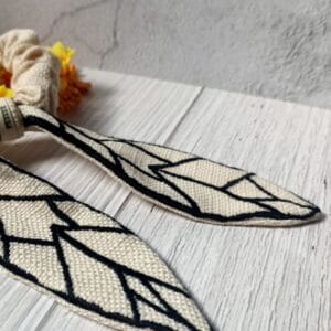 Scrunchie with Embroidery Tail by RE-:Petite