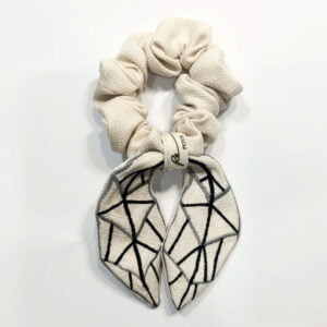 photo_2024-05-03_18-38-39 Scrunchy with Dual Colour Embroidered Tail | 雙色小耳朵刺繡髮圈