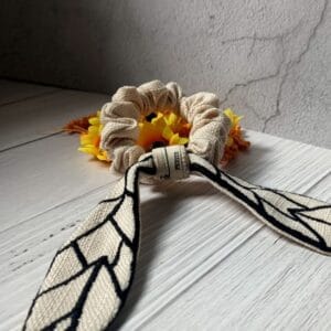 Scrunchie with Embroidery Tail by RE-:Petite