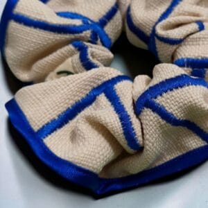IMG20260715135129-Photoroom-Photoroom Royal Blue Embroidery Trimmed Scrunchie