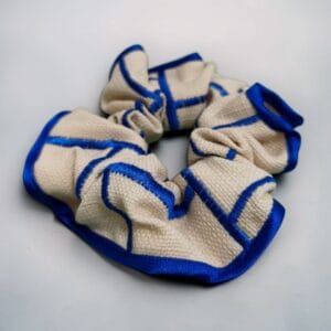 IMG20260715135138-Photoroom-Photoroom Royal Blue Embroidery Trimmed Scrunchie