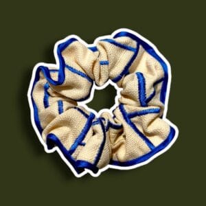 IMG20260804004846-Photoroom Royal Blue Embroidery Trimmed Scrunchie