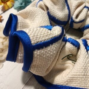 IMG20260804004947-Photoroom Royal Blue Embroidery Trimmed Scrunchie by RE-:Petite