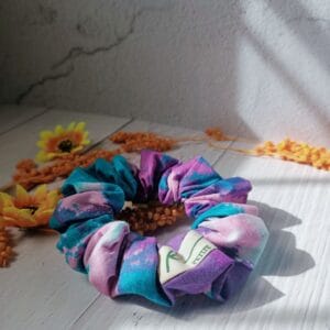photo_5_2024-05-28_01-54-10 Purple Teal Gradient Scrunchie by RE-:Petite
